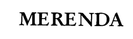 MERENDA trademark