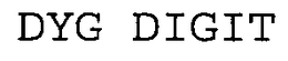 DYG DIGIT trademark