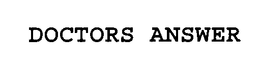 DOCTORS ANSWER trademark