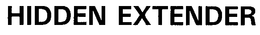 HIDDEN EXTENDER trademark