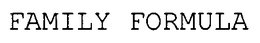 FAMILY FORMULA trademark