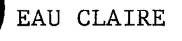 EAU CLAIRE trademark