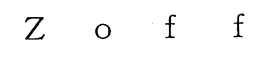 Z O F F trademark