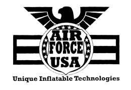 AIR FORCE USA UNIQUE INFLATABLE TECHNOLOGIES trademark