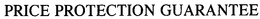 PRICE PROTECTION GUARANTEE trademark