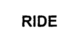RIDE trademark