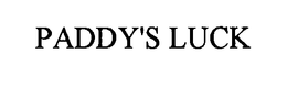PADDY'S LUCK trademark