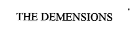 THE DEMENSIONS trademark
