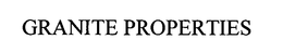 GRANITE PROPERTIES trademark