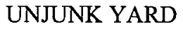 UNJUNKYARD trademark