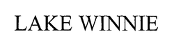 LAKE WINNIE trademark