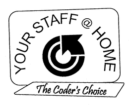 YOUR STAFF@HOME THE CODER'S CHOICE trademark