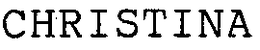 CHRISTINA trademark