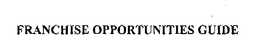 FRANCHISE OPPORTUNITIES GUIDE trademark