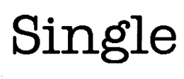 SINGLE trademark