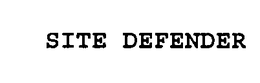 SITE DEFENDER trademark
