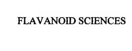 FLAVONOID SCIENCES trademark