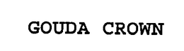 GOUDA CROWN trademark