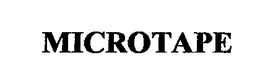 MICROTAPE trademark