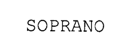 SOPRANO trademark