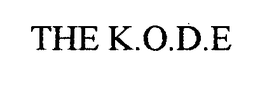 THE K.O.D.E trademark