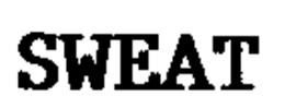 SWEAT trademark