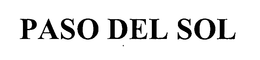 PASO DEL SOL trademark