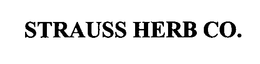 STRAUSS HERB CO. trademark