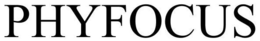 PHYFOCUS trademark