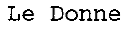LE DONNE trademark