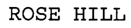 ROSE HILL trademark
