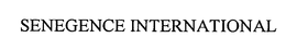 SENEGENCE INTERNATIONAL trademark