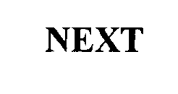 NEXT trademark