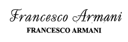 FRANCESCO ARMANI FRANCESCO ARMANI trademark