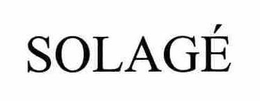 SOLAGÉ trademark