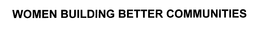WOMEN BUILDING BETTER COMMUNITIES trademark