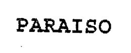 PARAISO trademark