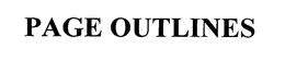 PAGE OUTLINES trademark