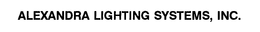 ALEXANDRA LIGHTING SYSTEMS, INC. trademark