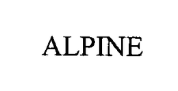 ALPINE trademark