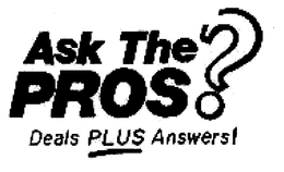 ASK THE PROS? DEALS PLUS ANSWERS! trademark