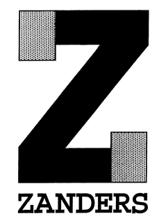 Z ZANDERS trademark