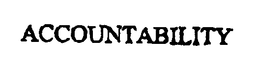 ACCOUNTABILITY trademark