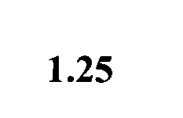 1.25 trademark