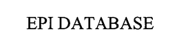 EPI DATABASE trademark