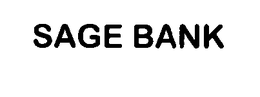 SAGE BANK trademark