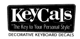 KEYCALS "THE KEY TO YOUR PERSONAL STYLE" DECORATIVE KEYBOARD DECALS trademark