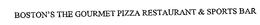 BOSTON'S THE GOURMET PIZZA RESTAURANT & SPORTS BAR trademark