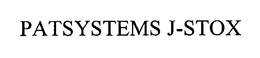 PATSYSTEMS J-STOX trademark