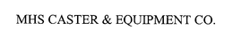 MHS CASTER & EQUIPMENT CO. trademark